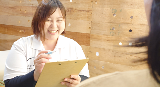 ヒアリングから患者様の十勝膝痛「根本」を探求します